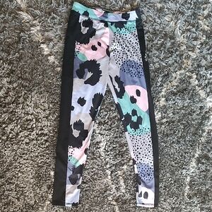 adidas Kids Multicolor Patterned Leggings
